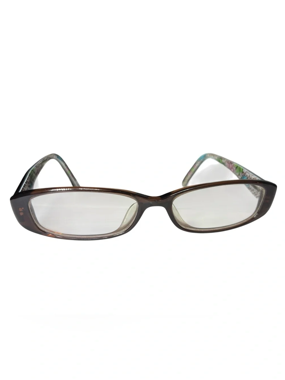 Vintage‎ Y2K 00s Coach New York Stephanie 557 Full Rim Brown Eyeglasses Frames